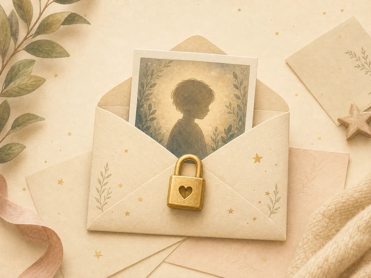 Illustration rassurante de photo protegee pour creer un livre