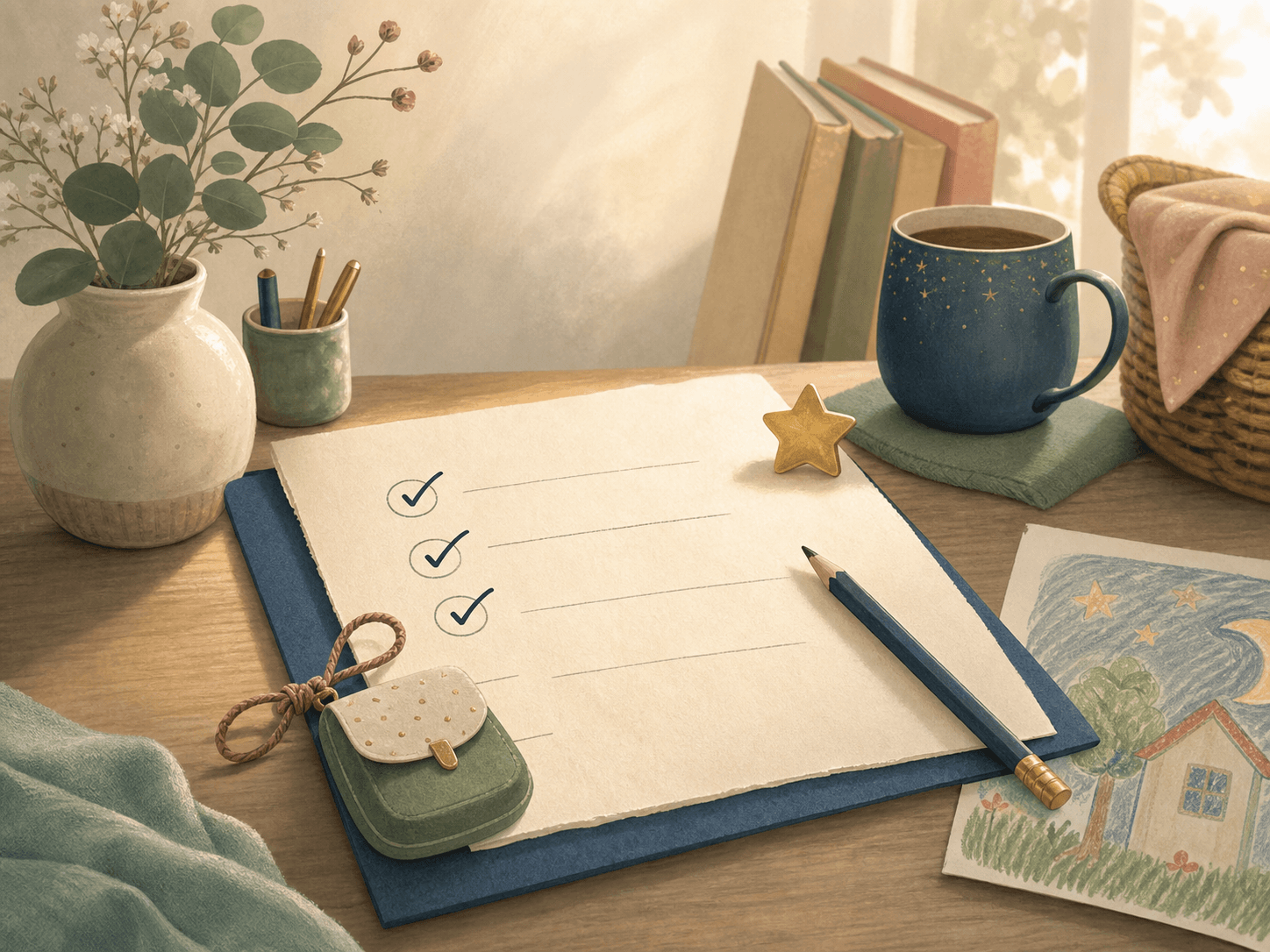 Carnet parent avec details essentiels pour creer un livre personnalise